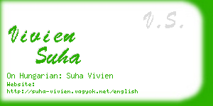 vivien suha business card